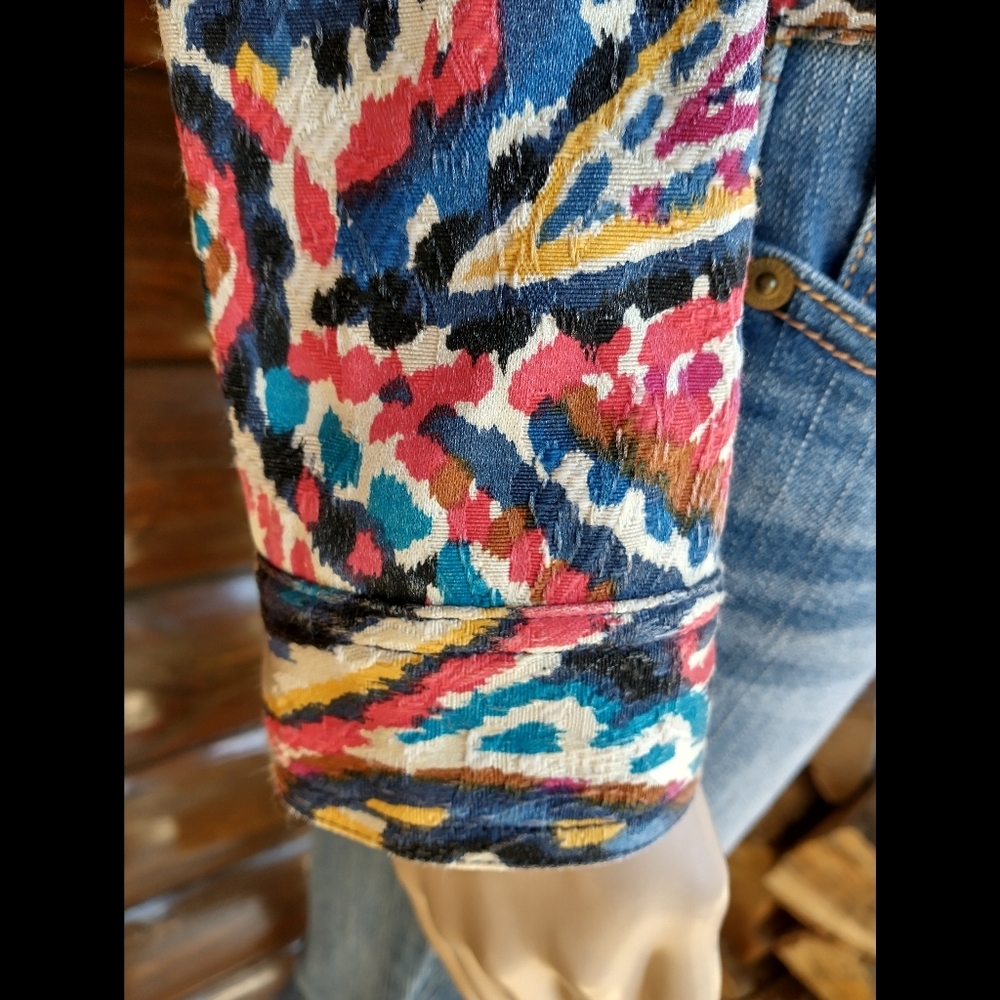 Ruby Rd. Petite Multi Colored Paisley Printed But… - image 8